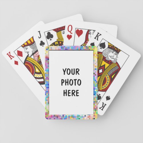 Custom Pastel Cubes _ Bicycle Playing Cards