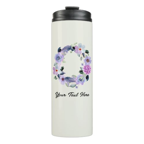 Custom  Pastel Floral Tumbler