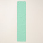 Custom Pastel Mint Solid Color Minimalist Wedding  Scarf<br><div class="desc">Lovable light spring mint pepermint color. Minimalist simple modern trendy chic style pastel aestethic in mint solid color. Mint home decor,  mint wedding decor aesthetic decor,  mint kitchen,  mint color.</div>