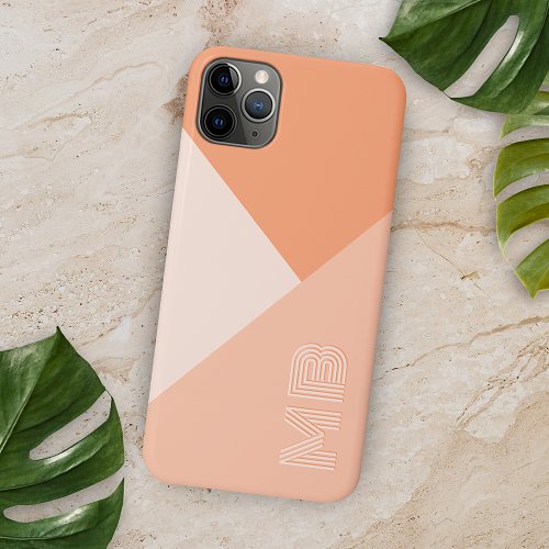 Custom Pastel Sunny Peach Summer Coral Orange iPhone 11 Pro Max Case