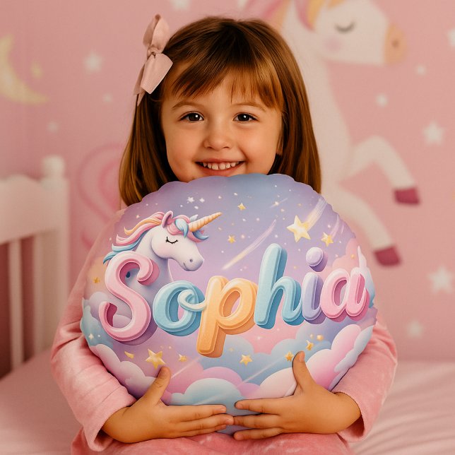 Custom Pastel Unicorn Sophia Pillow (Creator Uploaded)