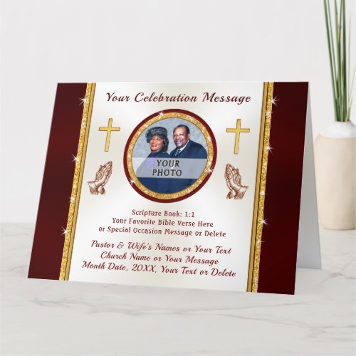 Custom Pastoral Anniversary Cards or ANY OCCASION