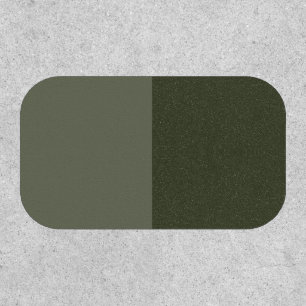 Custom Patch — Moss Green Split Design