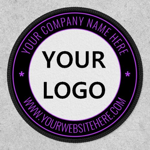 Custom Patch with Logo Name Website and Colors
