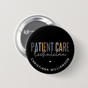 Custom Patient Care Technician PCT Gifts Button