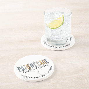Custom Patient Care Technician PCT Gifts Coaster
