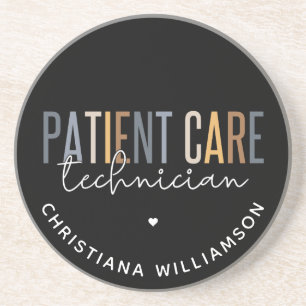 Custom Patient Care Technician PCT Gifts Coaster