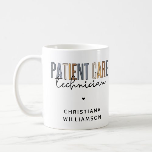 Custom Patient Care Technician PCT Gifts Coffee Mug