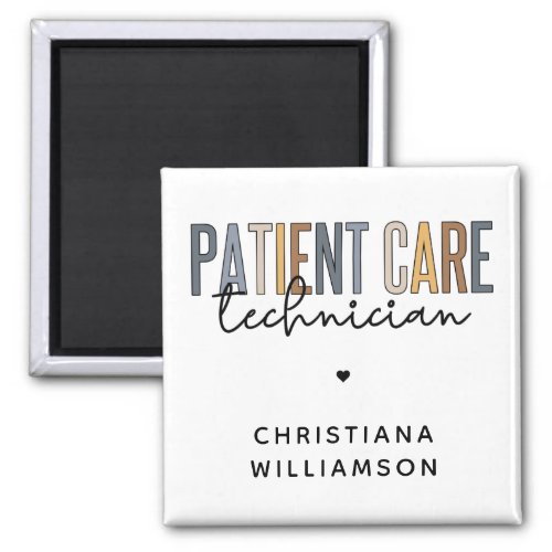 Custom Patient Care Technician PCT Gifts Magnet