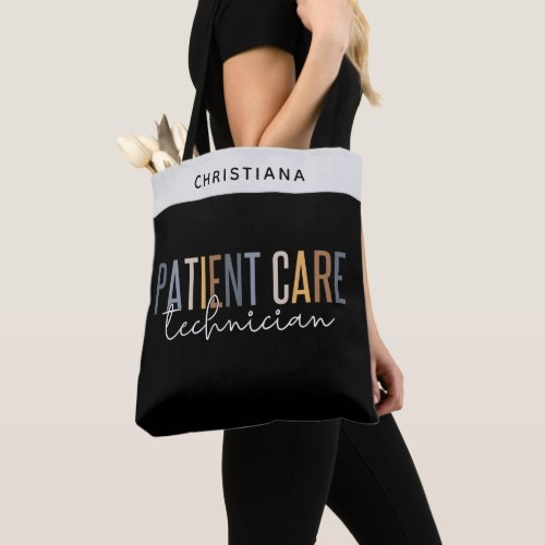 Custom Patient Care Technician PCT Gifts Tote Bag