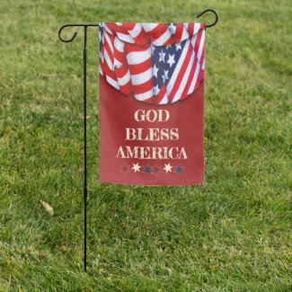 Custom Patriotic Red White Blue Stars Bunting