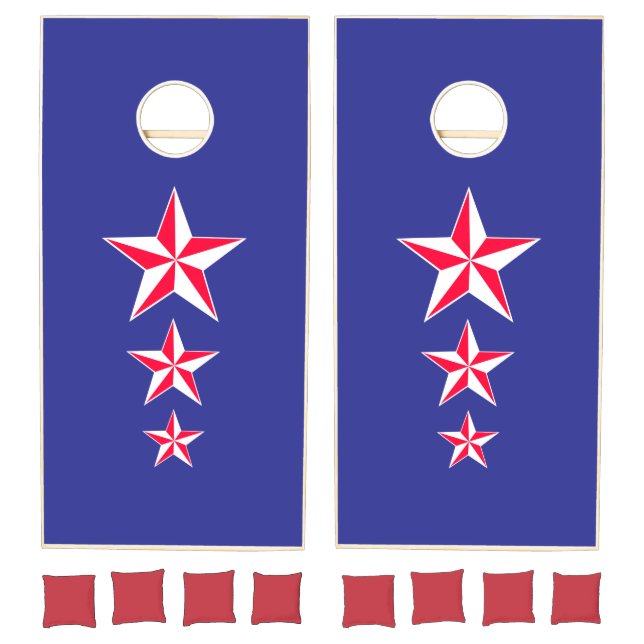 Custom Patriotic Stars Cornhole Set (Set)