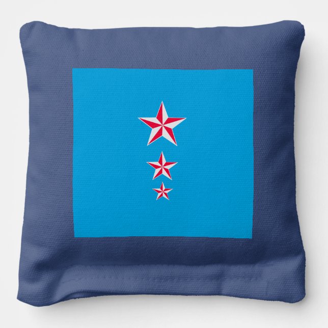 Custom Patriotic Stars Cornhole Set Bags (Back 2)