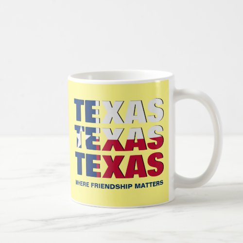 Custom Patriotic TEXAS FLAG  Coffee Mug