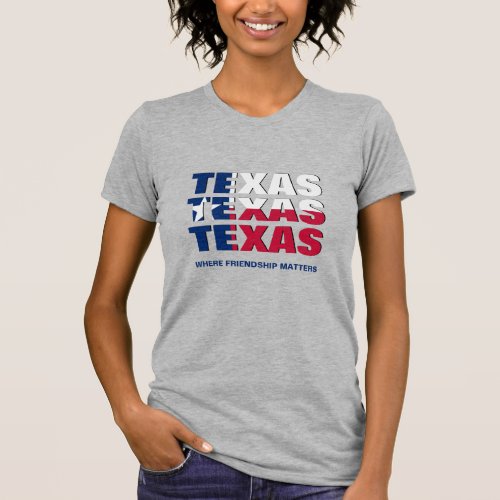 Custom Patriotic TEXAS FLAG T_Shirt