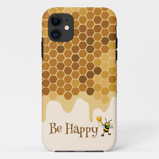 Custom pattern honeycomb iPhone Case (Back)