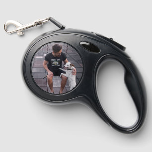 Custom Paw Print and Photo Retractable Pet Leash