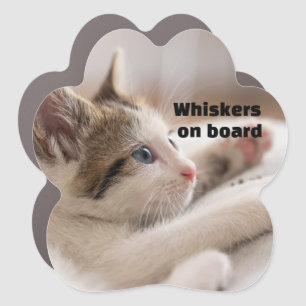 Custom Paw Print Car Sticker Personalized Pet Magnet