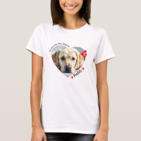 Custom Paws on my heart Dog Lover Pet Photo