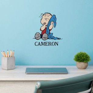 Custom Peanuts Linus & His Blanket Wall Decal