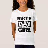 Custom Peanuts | Snoopy Birthday Girl T-Shirt