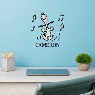Custom Peanuts   Snoopy Dancing Wall Decal