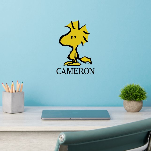 Custom Peanuts | Snoopy's Friend Woodstock Wall Decal (Home Office 2)