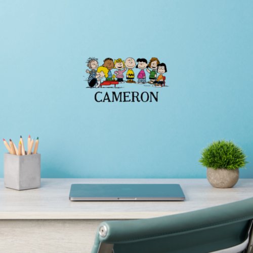 Custom Peanuts  The Gang Around the Piano Wall Decal