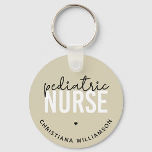 Custom Pediatric Nurse Peds Nurse Appreciation Keychain