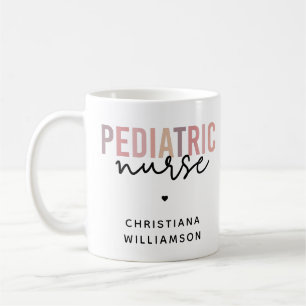 Custom Pediatric Nurse PEDS Nurse Pediatrics Nurse Coffee Mug