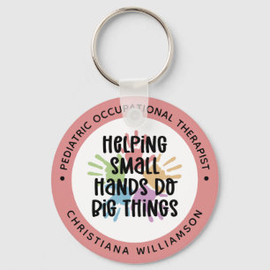 Custom Pediatric OT Occupational Therapist Gifts Keychain