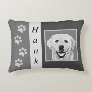 Custom Pencil Labrador Retriever Accent Pillow