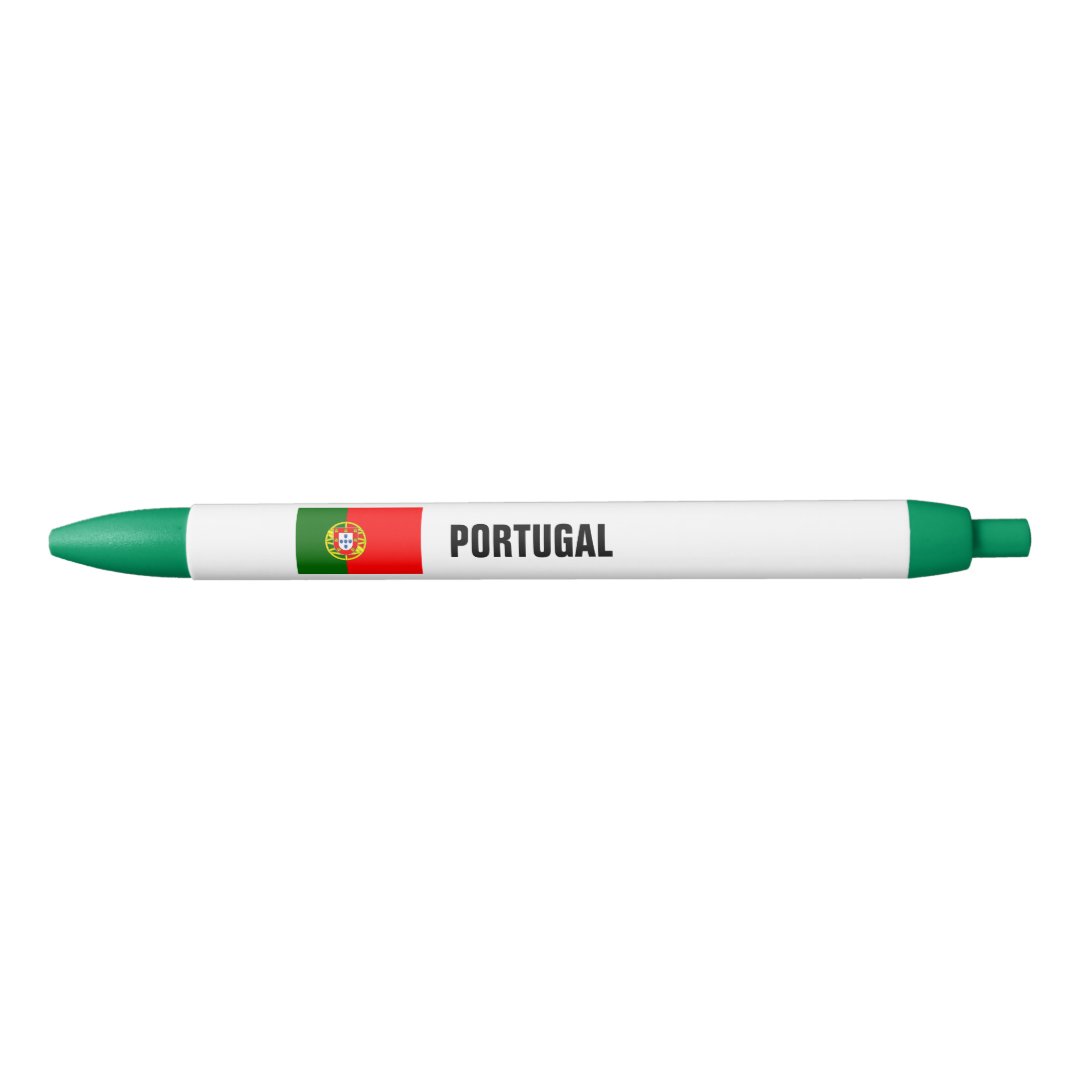 Custom pens with Portuguese flag of Portugal Zazzle