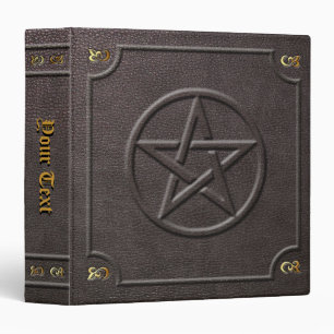 Custom Pentacle Book of Shadows Binder