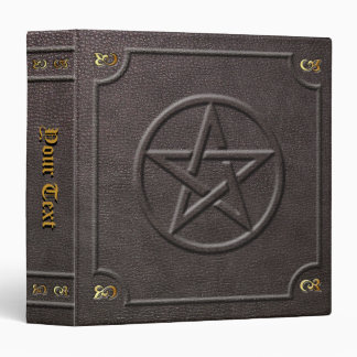 Custom Pentacle Book of Shadows Binder