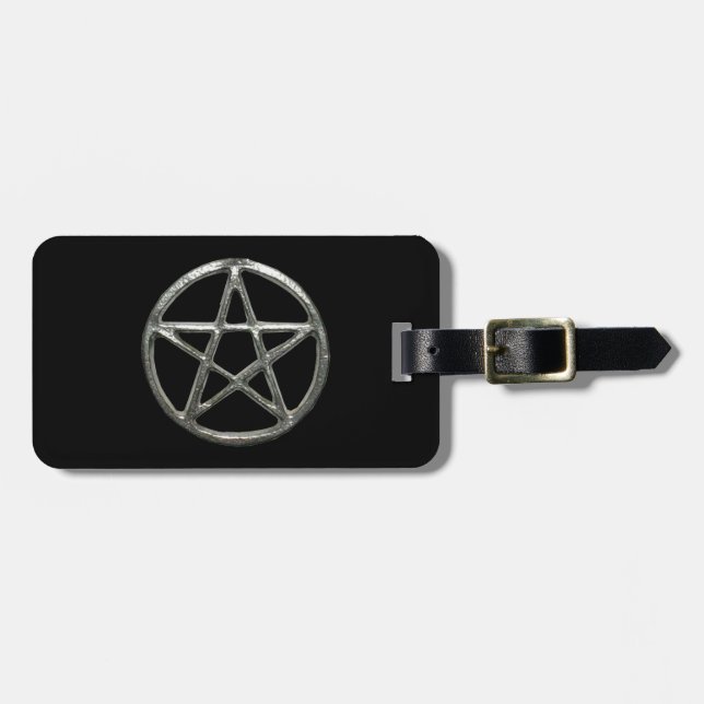 Custom Pentacle Luggage Tag (Front Horizontal)