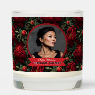 Custom Peony Flower Daughter’S Birthday Scented Candle