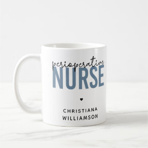 Custom Perioperative Nurse RN OR Nurse Gifts Coffee Mug