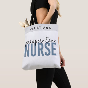 Custom Perioperative Nurse RN OR Nurse Gifts Tote Bag