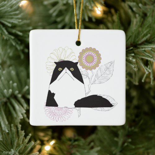 Custom Persian Pets First Christmas Ornament