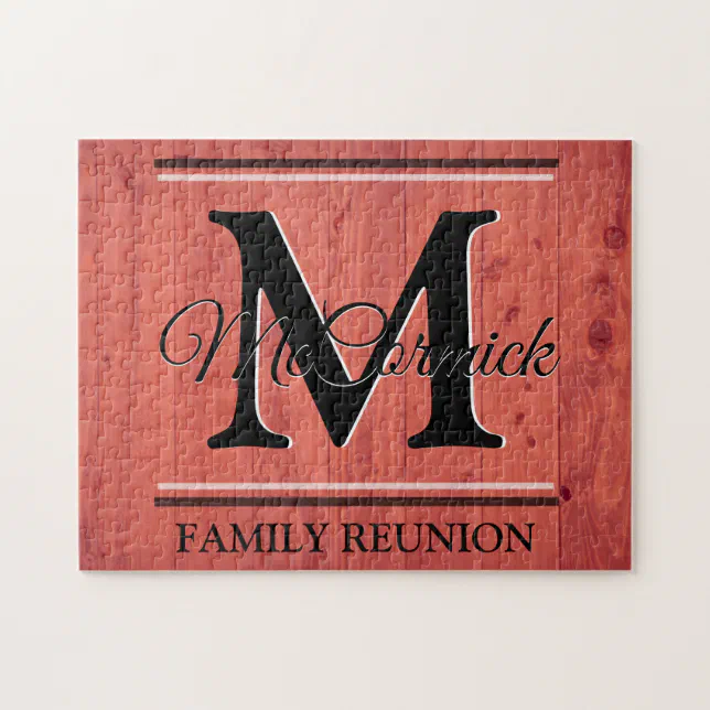 Custom Personal Family Reunion Indoor Activity Jigsaw Puzzle | Zazzle