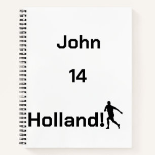 Custom Personal Name Holland Athletic Identity Notebook
