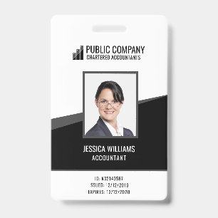 Custom Personal Photo Employee Staff ID Badge