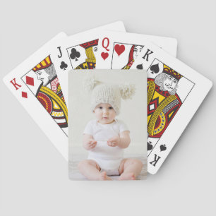 Custom personal photo poker cards