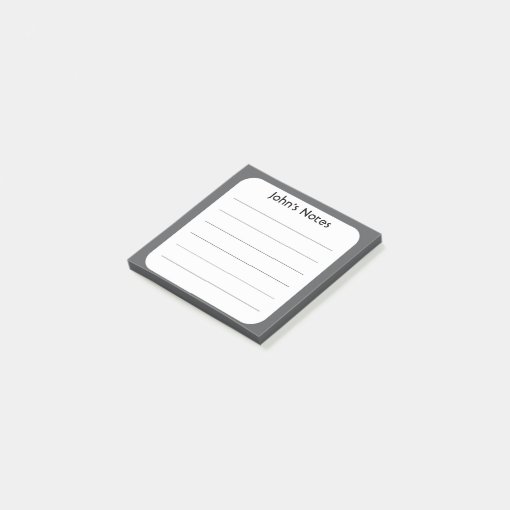 Custom Personal Post-it Notes | Zazzle