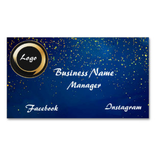 Custom Personal QR code professional Business Card Magnet