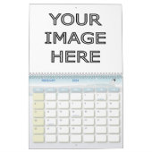 Custom Personalised Blank Calendar Template | Zazzle
