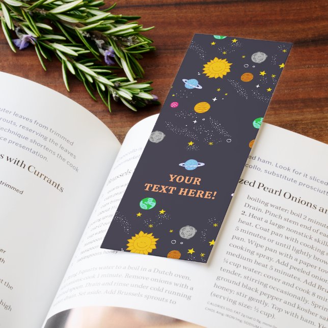 Custom Personalised Bookmark Gift for Book Lovers (Book)