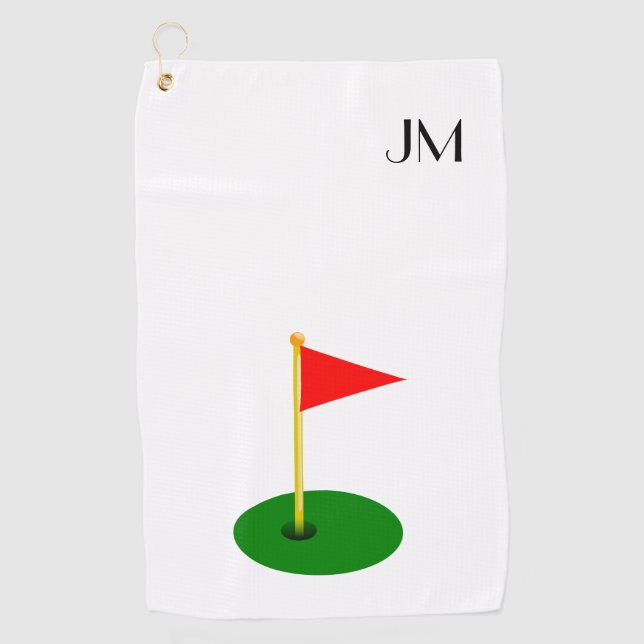 Custom Personalised Golf Towel (Front)