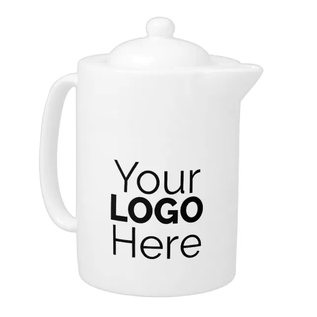 Custom Personalised Logo Teapot Zazzle